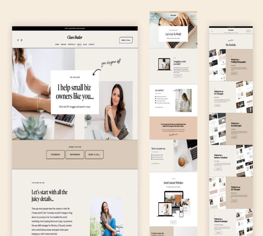 squarespace call-to-action design,change template squarespace, Presentybox, squarespace blog, Squarespace templates, 